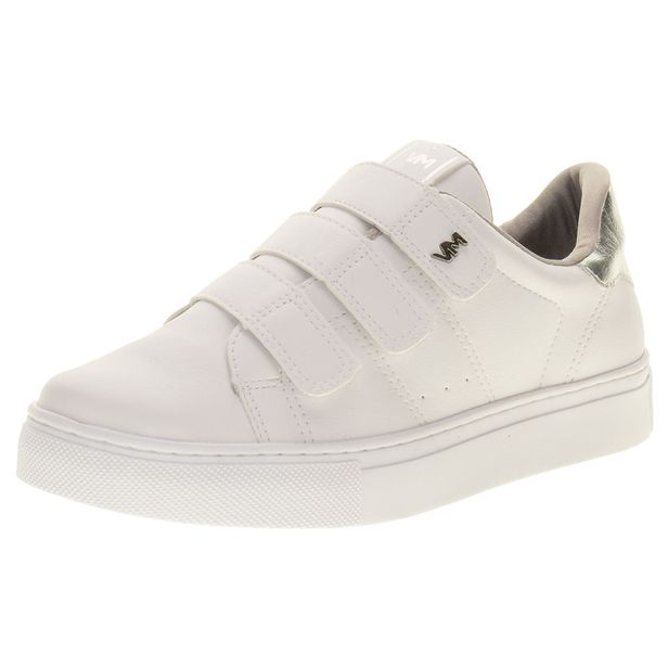 Tênis Feminino Casual Via Marte 082007 BRANCO/CINZA 34