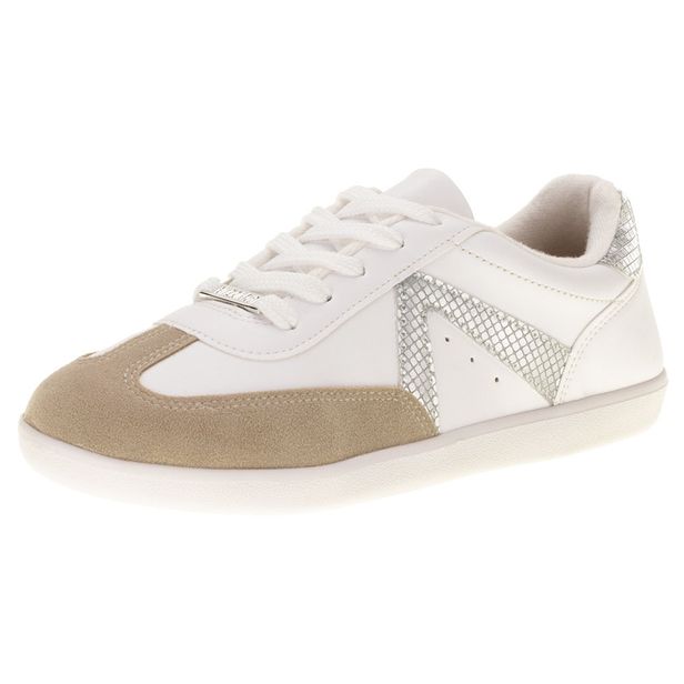 Tênis Feminino Casual Vizzano 1430102 BRANCO/CINZA 34