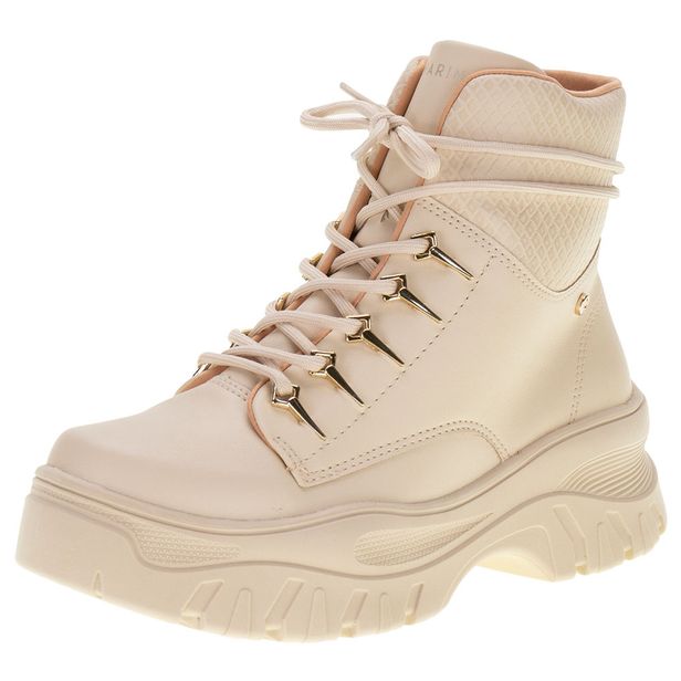 Bota Feminina Coturno Ramarim 2386131 BEGE 34