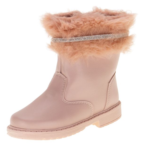 Bota Infantil Feminina Doce Menina 1502 ROSA 21