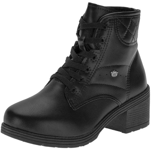 Bota Infantil Feminina Coturno Pink Cats V4101 PRETO 28