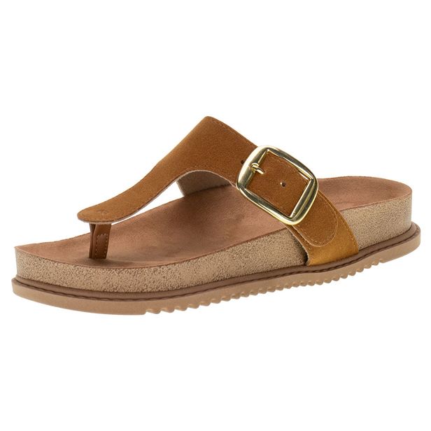 Tamanco Feminino Flat Beira Rio - 8524101 CARAMELO 34