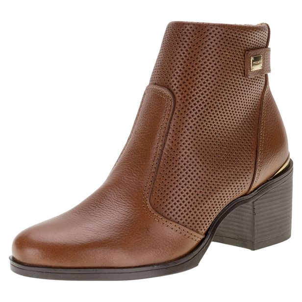Bota Feminina Cano Baixo Pegada 280306 CASTANHO 39