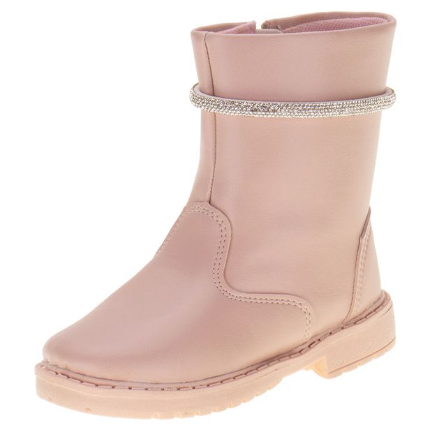 Bota Infantil Feminina Doce Menina 1501 ROSA 21