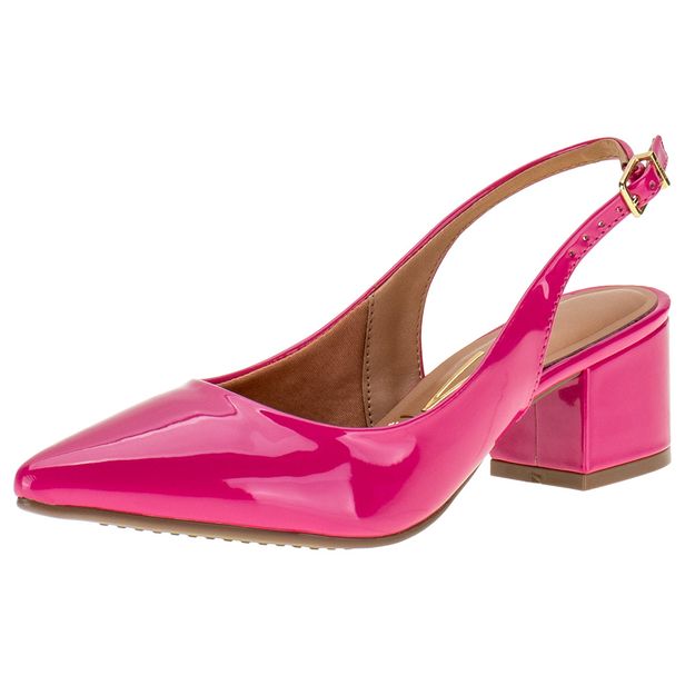 Sapato Feminino Salto Grosso Vizzano - 1220311 PINK 36