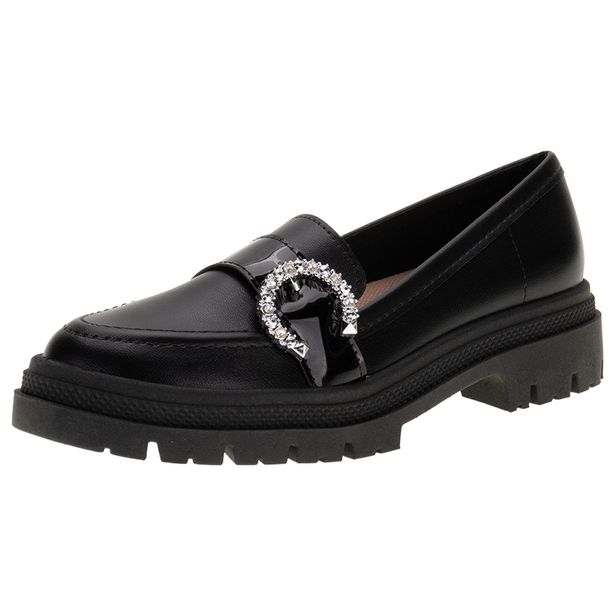 Mocassim Feminino Moleca 5775106 PRETO 34