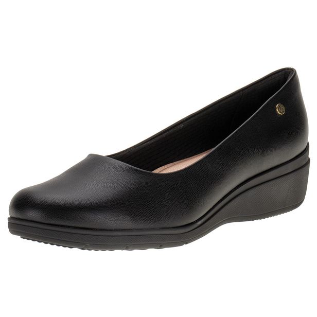 Sapato Feminino Anabela Piccadilly 117115 PRETO 35