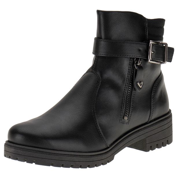 Bota Feminina Cano Baixo Mississipi MI631 PRETO 34
