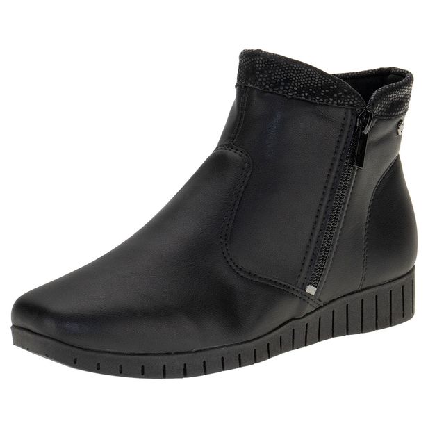 Bota Feminina Cano Baixo Campesi L9962 PRETO 35