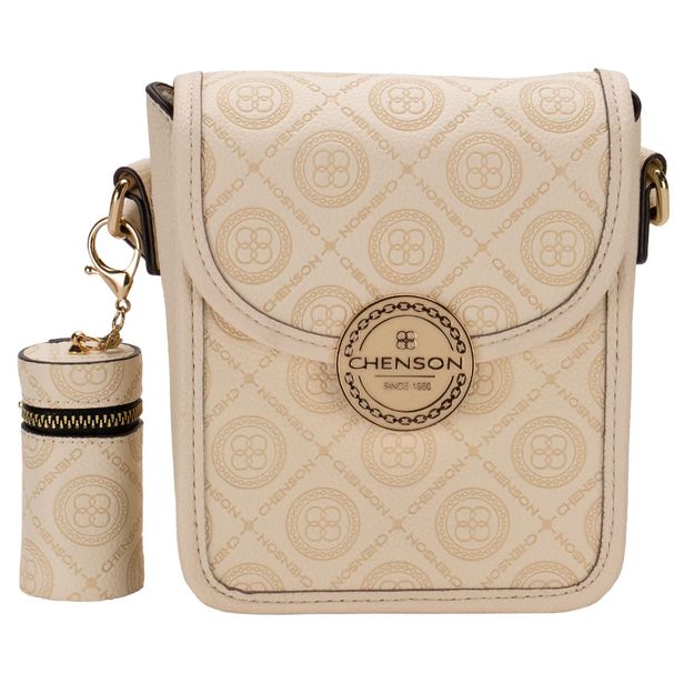 Bolsa Feminina Transversal Chenson CG84181 NATURAL