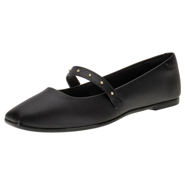 Sapatilha Feminina Flat Moleca 5735225 PRETO 34