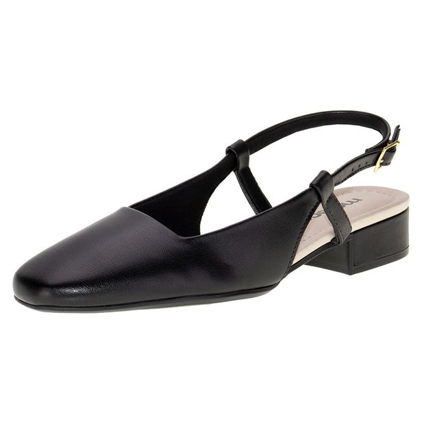 Sapato Feminino Salto Grosso Moleca 5795100 PRETO 34