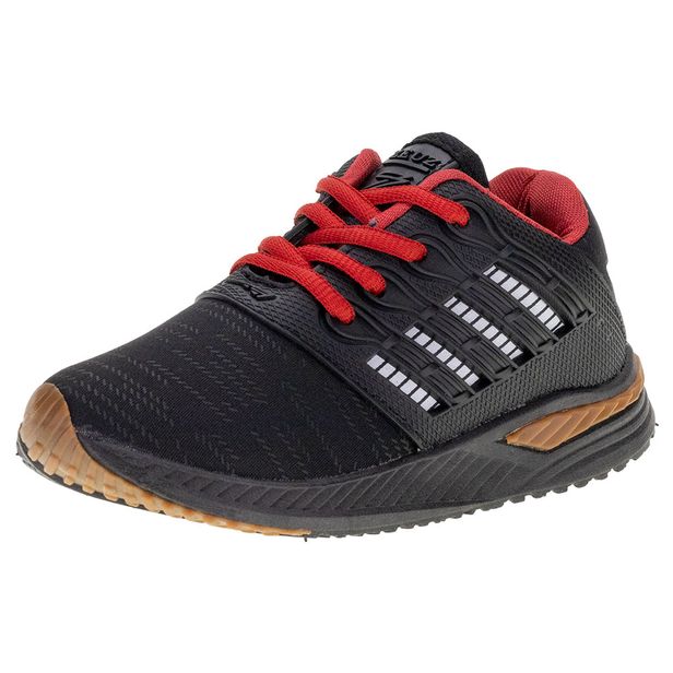 Tênis Infantil Masculino Zeuz 93KX PRETO/VERMELHO 33