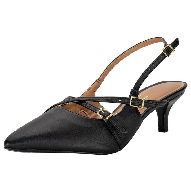 Sapato Feminino Salto Fino Vizzano 1122885 PRETO 34