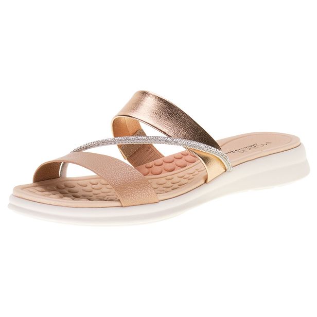 Tamanco Feminino Flat Modare 7174115 BRONZE 34