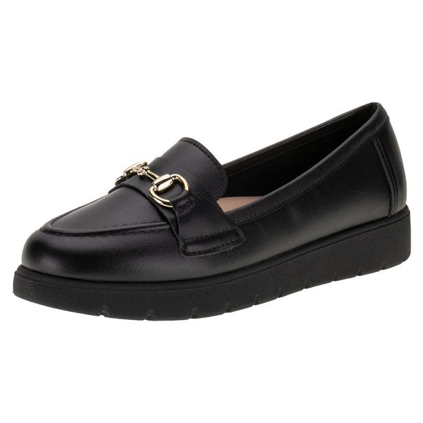 Mocassim Feminino Moleca 5803101 PRETO 38