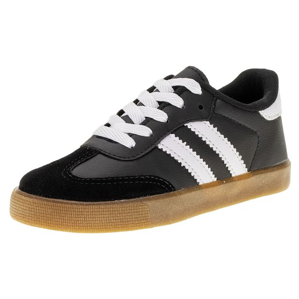 Tênis Infantil Masculino Fiocco BA1105 PRETO/BRANCO 28