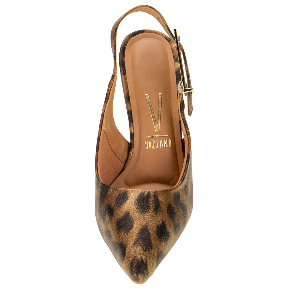 Salto Alto Scarpin Onca Arezzo Scarpin Animal Print Salto Alto