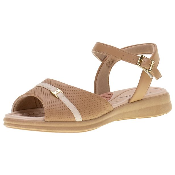 Sandália Feminina Flat Modare - 7174113 BEGE 34