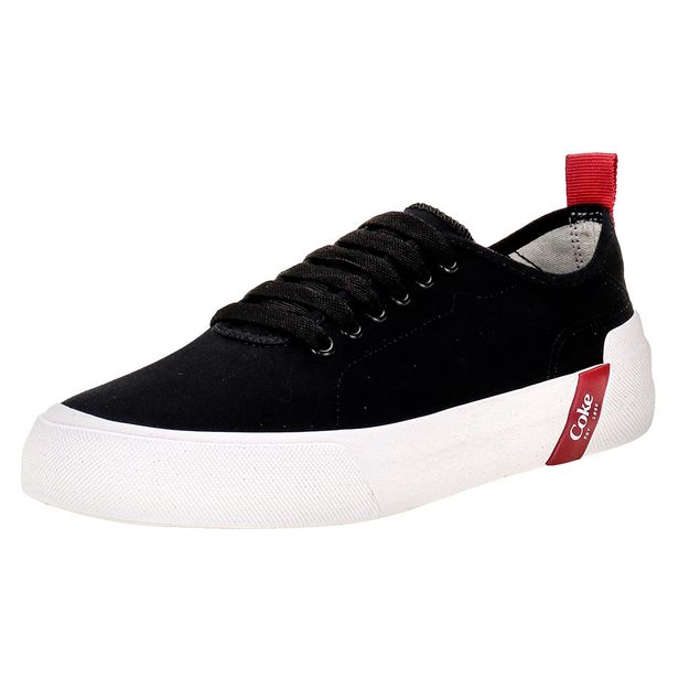 Tênis Feminino Charlotte Canvas Coca-Cola CC2404 PRETO 34