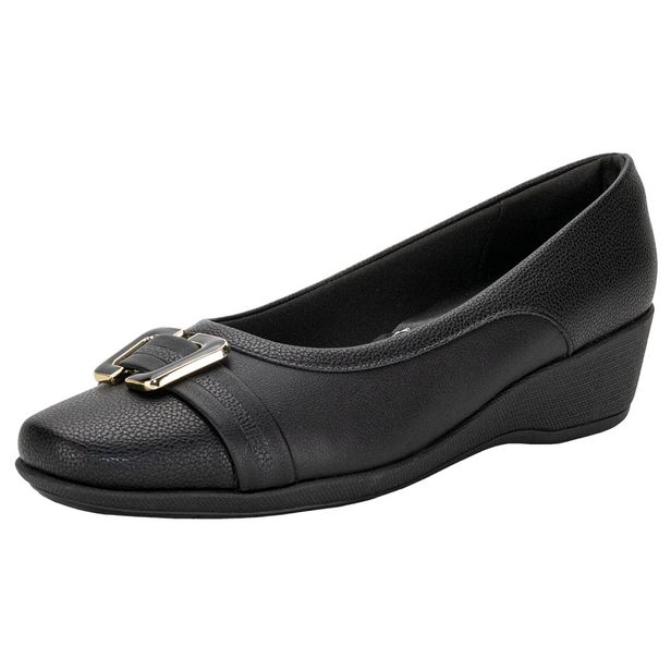 Sapato Feminino Anabela Piccadilly 143212 PRETO 34