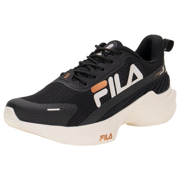 Tênis Feminino Progress Lite Fila F02TR00046 PRETO/BRANCO 34