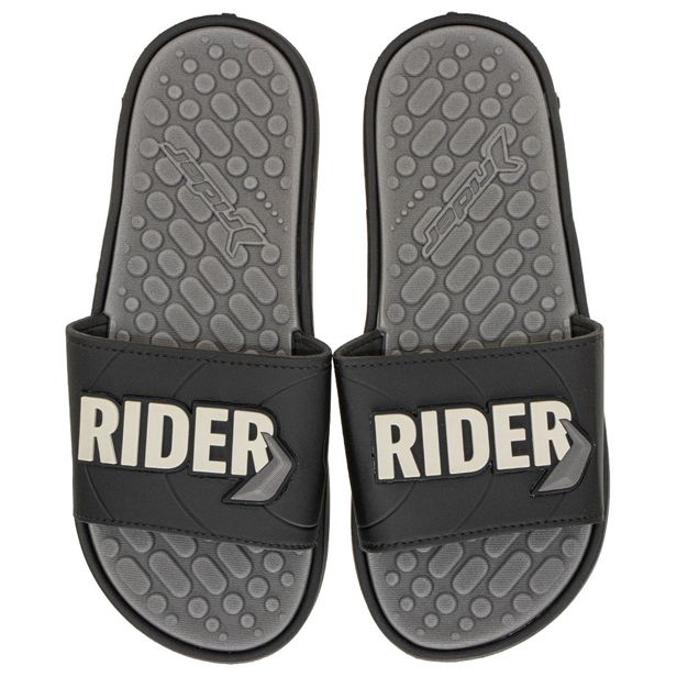 Chinelo Masculino Slide Pump Rider 11690 PRETO/CINZA 41