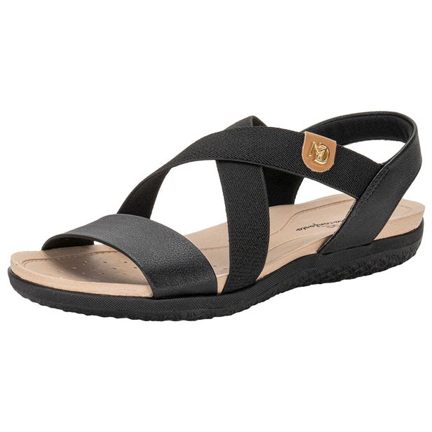 Sandália Feminina Flat Modare 7125249 PRETO 35