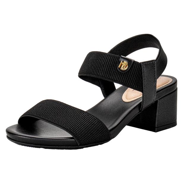 Sandália Feminina Salto Grosso Modare 7187100 PRETO 34