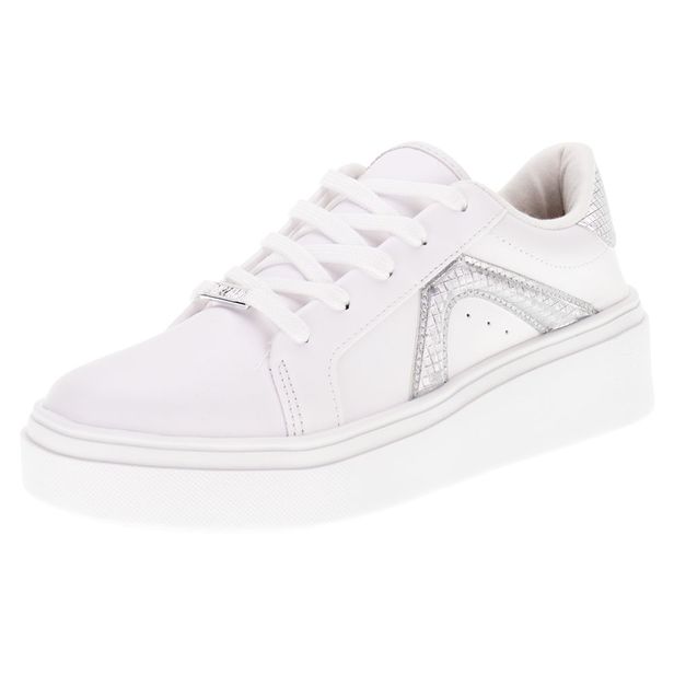 Tênis Feminino Casual Vizzano 1339331 BRANCO/CINZA 34