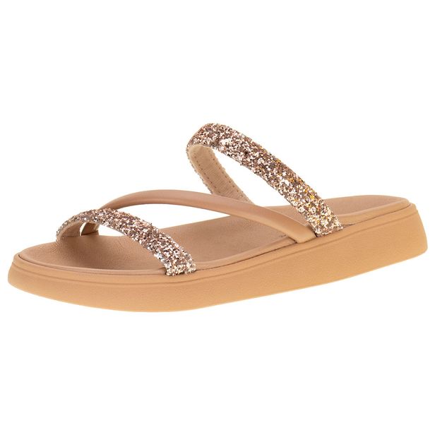 Sandália Feminina Flat Moleca - 5469121 BRONZE 01 35