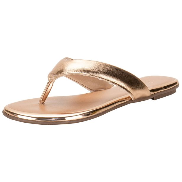 Tamanco Feminino Flat Beira Rio 8367659 BRONZE 34