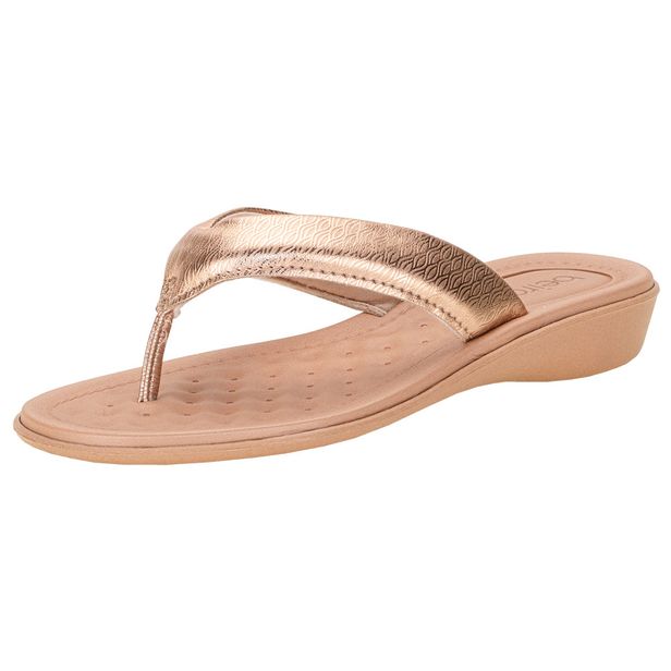 Tamanco Feminino Flat Beira Rio 8224866 BRONZE 34