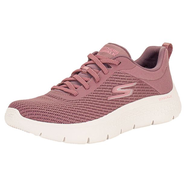 Tênis Feminino Go Walk Flex Alani Skechers 124952 LILÁS 35