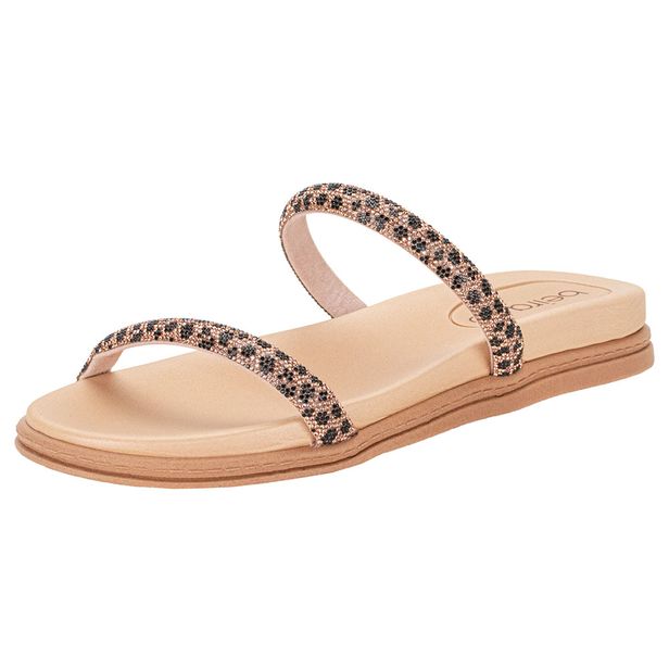 Tamanco Feminino Flat Beira Rio 8488105 BRONZE 34