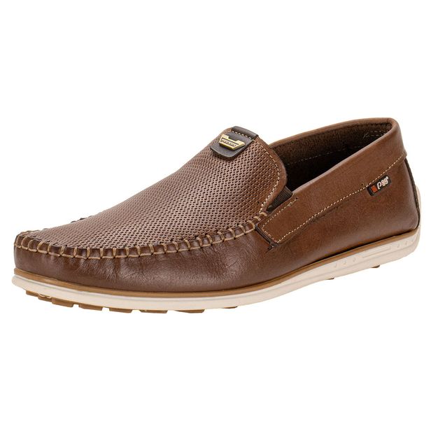 Mocassim Masculino Pegada 142002 CARAMELO 38