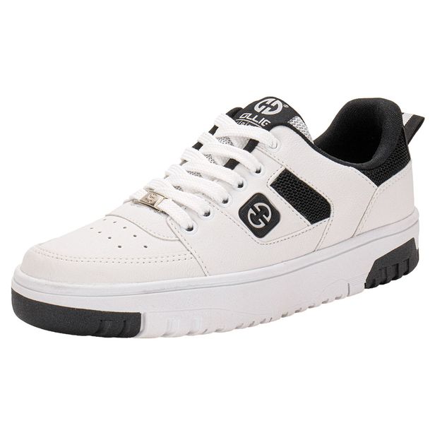 Tênis Masculino Tyger 2 Ollie 501 BRANCO/PRETO 38