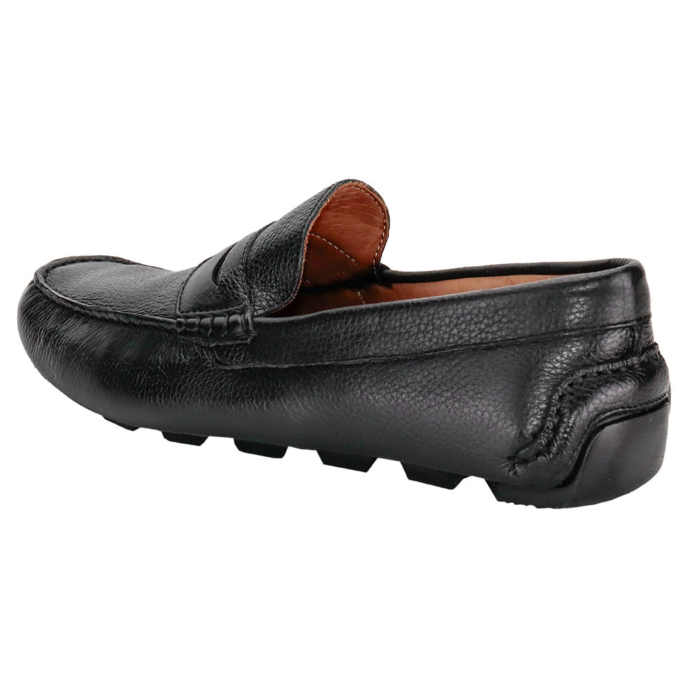 Mocassim Masculino Mariner 7915 PRETO - cloviscalcados