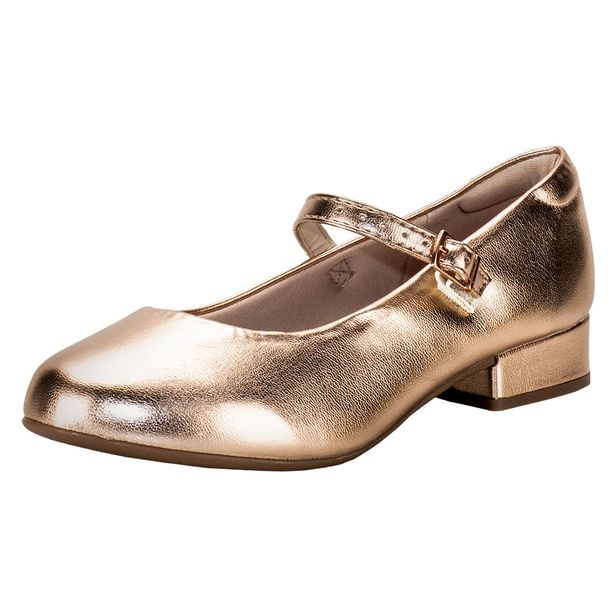 Sapato Infantil Feminino Molekinha - 2528101 BRONZE 28