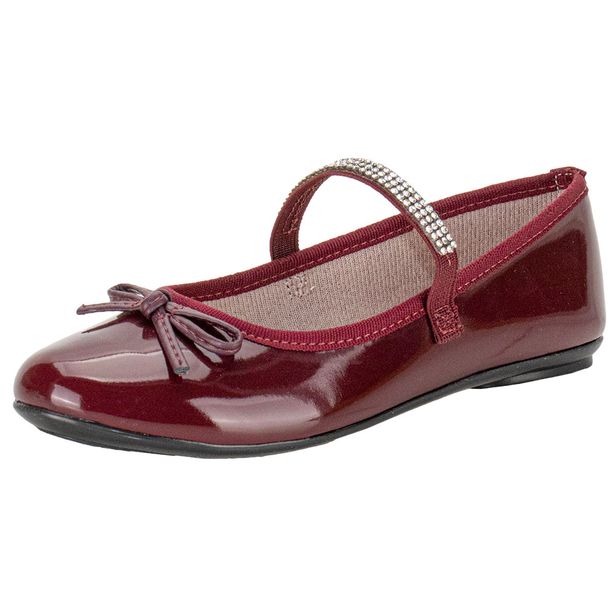 Sapatilha Infantil Feminina Molekinha 25021002 VINHO 33