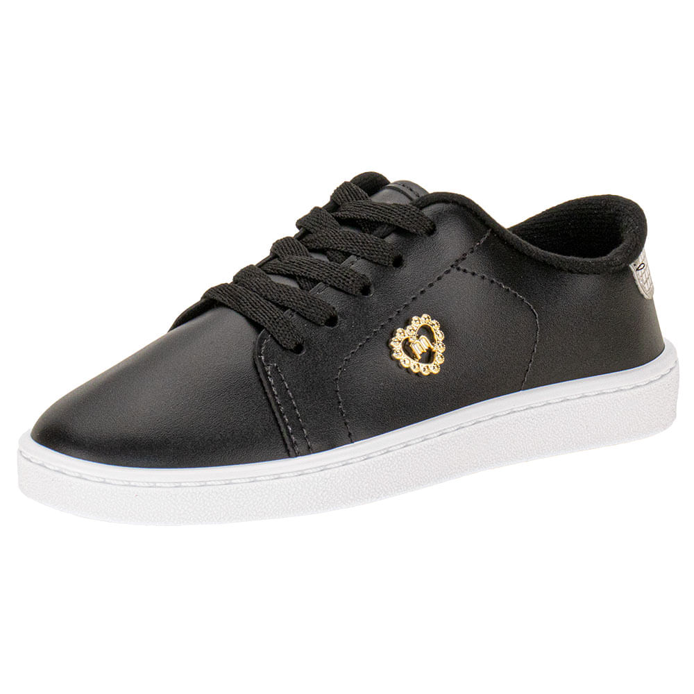 Tênis Infantil Feminino Molekinha 2574102 PRETO cloviscalcados - Main Image