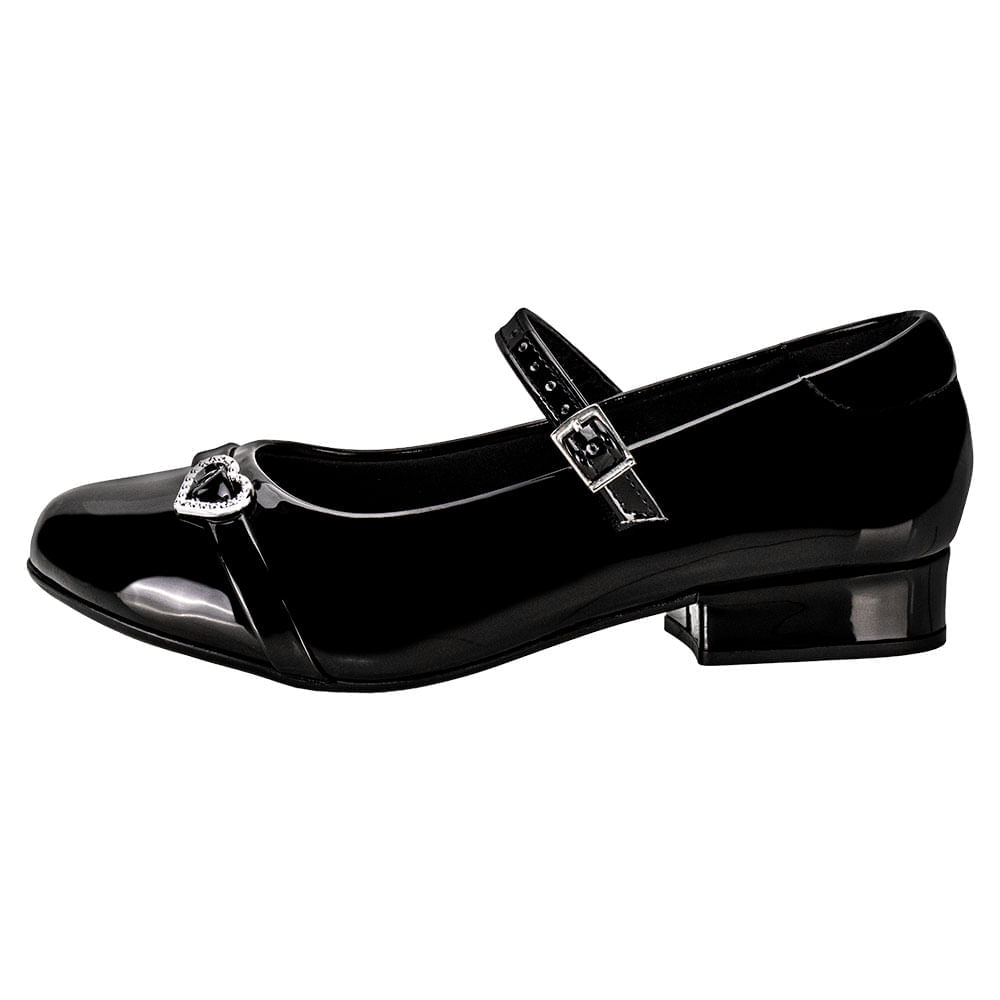 Sapato Infantil Feminino Molekinha 2528119 VERNIZ/PRETO