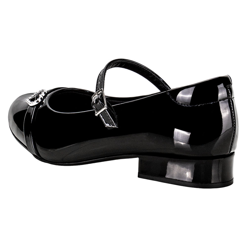 Sapato Infantil Feminino Molekinha 2528119 VERNIZ/PRETO