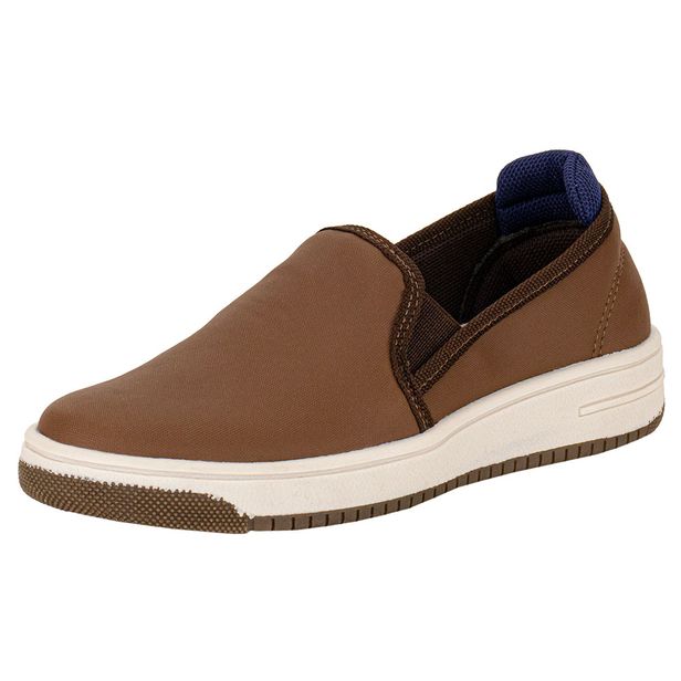 Tênis Infantil Masculino Slip On Funway FFC32 CAFÉ 29