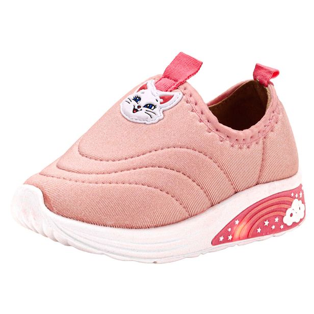 Tênis Infantil Feminino Slip On Led Molekinha 2731204 ROSA 17