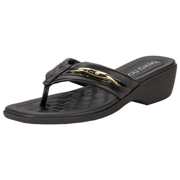 Tamanco Feminino Salto Grosso Beira Rio 8527103 PRETO 35