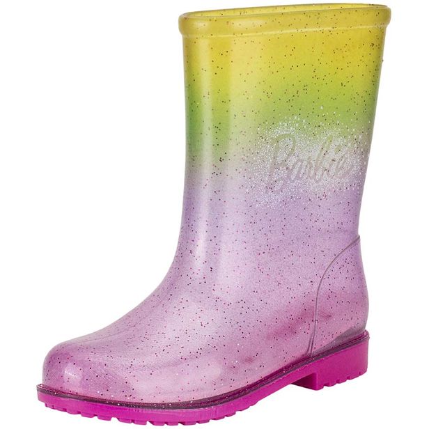 Galocha Infantil Feminina Barbie Colorful Grendene Kids 23097 ROSA 28