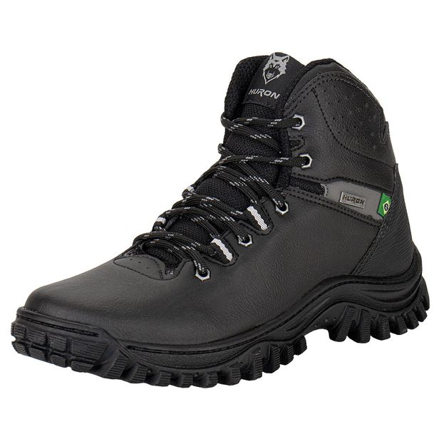 Bota Masculina Coturno Adventure Huron 249 PRETO 37
