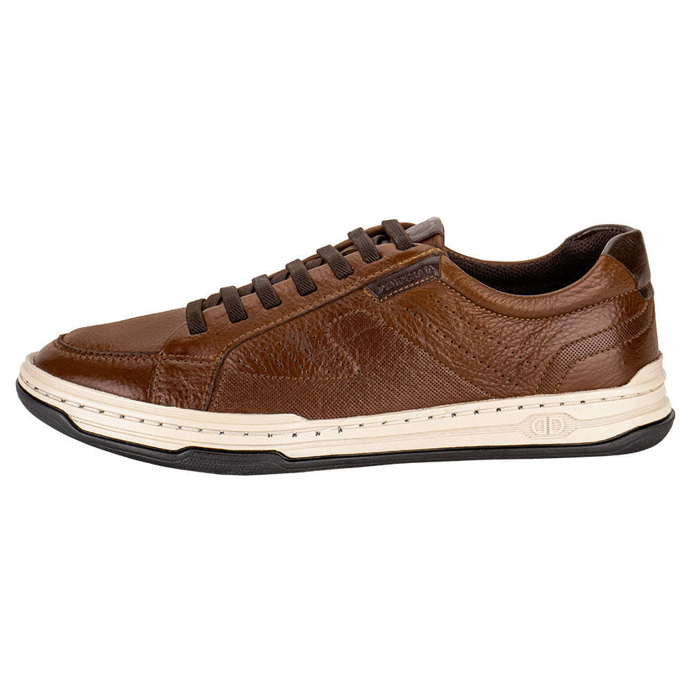 Sapatênis Masculino Jay Democrata 151401 CARAMELO cloviscalcados