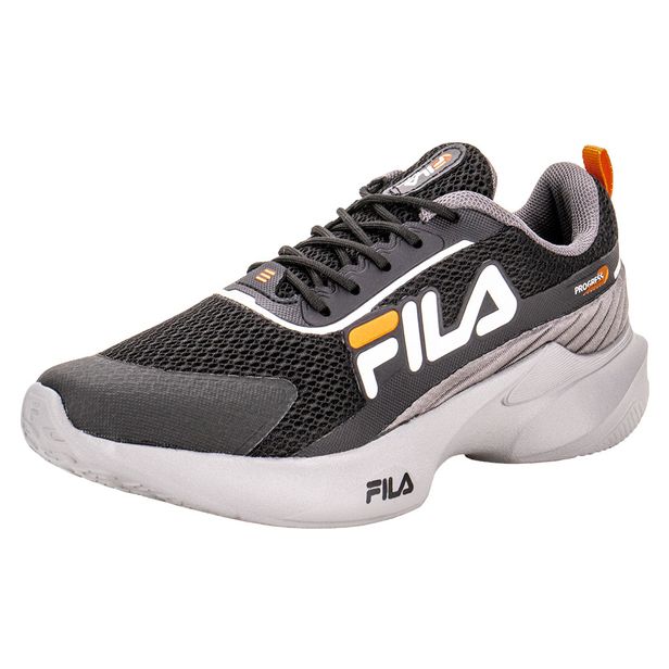 Tênis Infantil Masculino Progress Fila F04K00017 PRETO/CINZA 30